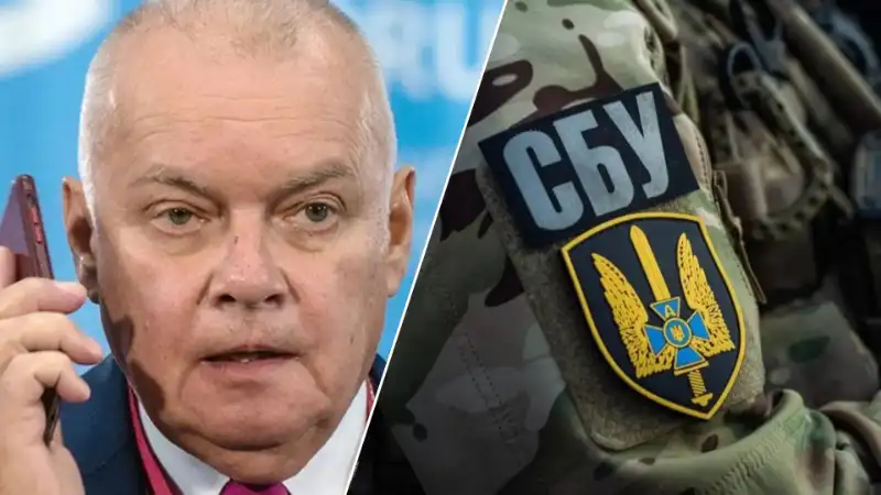 СБУ оголосила нову підозру російському пропагандисту Кисельову за чотирма статтями ККУ