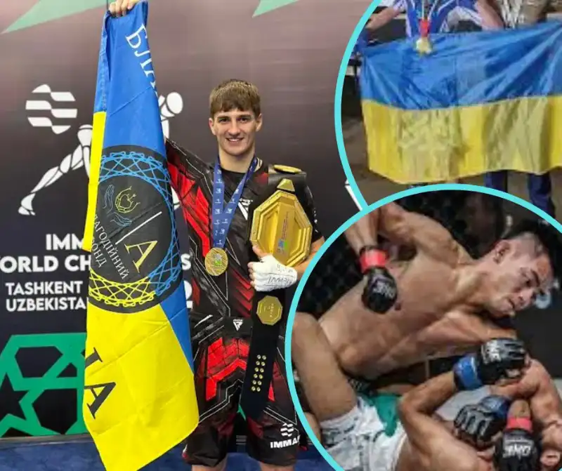 Богдан Черепаня з Мукачева став чемпіоном світу з ММА в Узбекистані